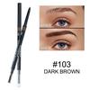 Double Ended Eyebrow Pencil Ultra Thin Lasting Waterproof Eyebrow Pen
