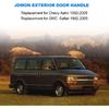 JDMON Maçanetas Externas Pretas para Porta Substituição para Chevy Astro GMC Safari 1992-2005 Dianteira Traseira Esquerda Motorista Direita Passageiro Maçaneta Externa de Porta