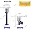 Solar Powered Outdoor LED Mosquito Killer Lamp