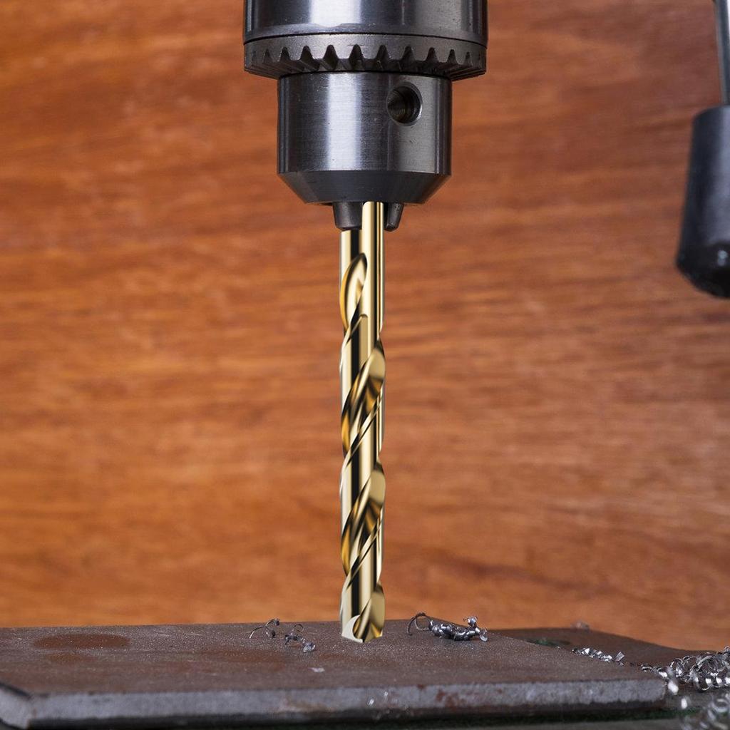 Round Shank Reduced Twist Drill Bits Cobalt HSS Hole Cutter Drilling Tool For Wood Iron Stainless Steel Aluminum Metal