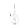 Professional Tailor Crystal Transparent Scissors Stainless Steel Sewing Scissors Embroidery Scissors Tools Office Scissors