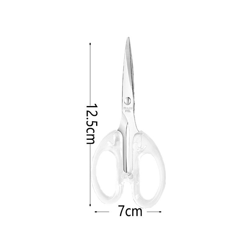 Professional Tailor Crystal Transparent Scissors Stainless Steel Sewing Scissors Embroidery Scissors Tools Office Scissors