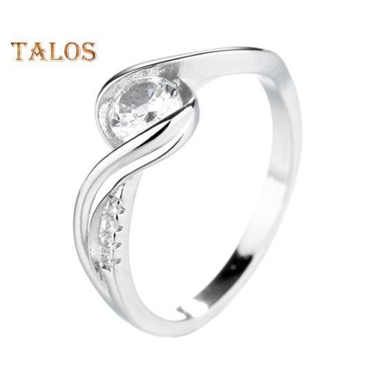 

Глянцевое стекируемое кольцо с геометрическими искусственными драгоценными камнями, инкрустированное женское кольцо на палец, скрученное кольцо с обещанием, ювелирные аксессуары белый