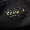 Used CHANEL New Travel Line MM Tote Bag A15991 Leather Nylon Canvas Black Used Women