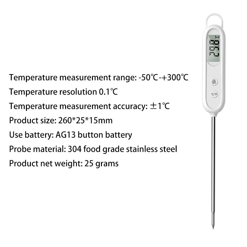 New Meat Thermometer Kitchen Digital Meat Cake Fry Grill Dinning Household Probe Electronic BBQ Cooking Tools Temperature Meter