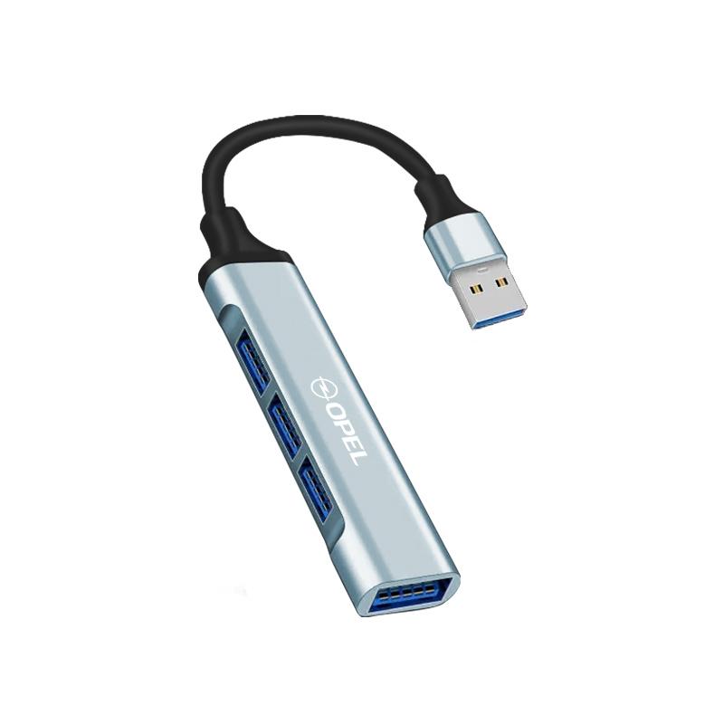 Car 4 Port USB HUB High Speed Type C Multi Splitter Adapter Accessories For Opel Corsa Astra Insignia Vectra Zafira Meriva Mokka