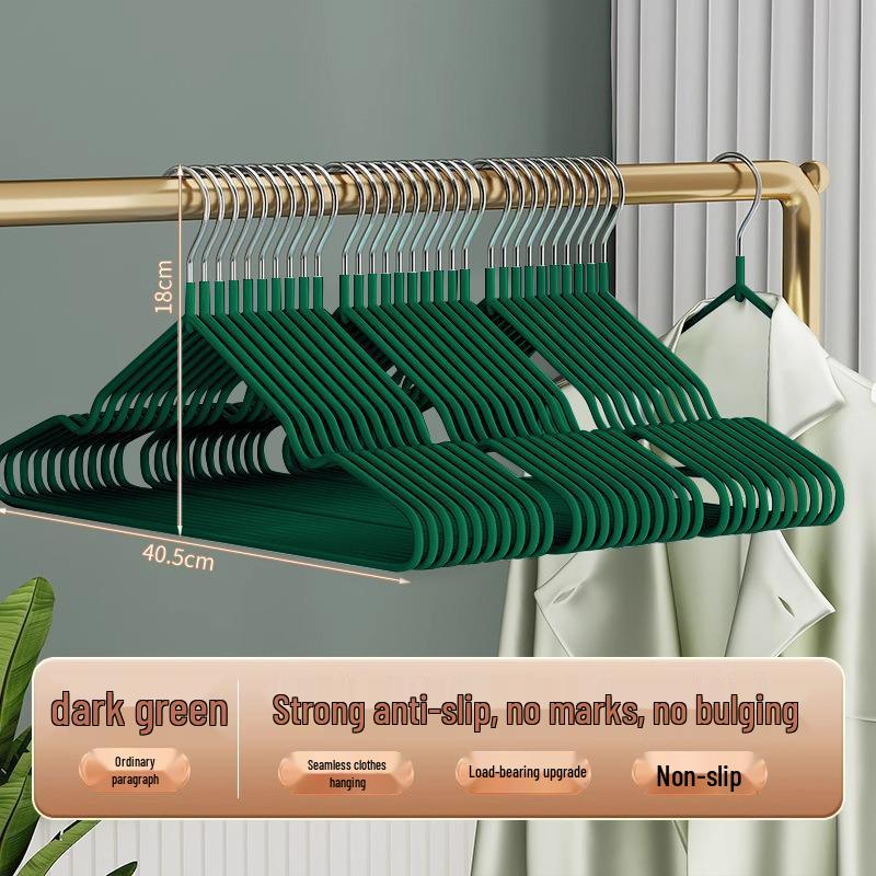 10-Pack Thickened Non-Slip Clothes Hangers for Home & Dorm Use