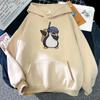 Valorant Anime High Quality Hoodies Men Women Cute Penguin Cartoon Print Pocket Long Sleeve Sportswear Clothes