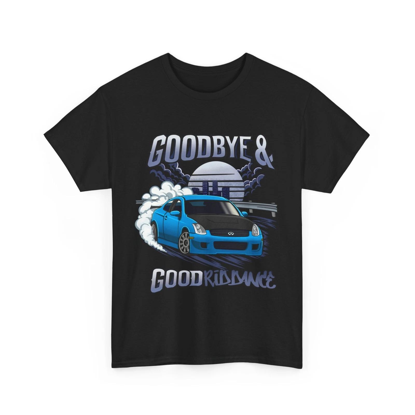Blue G35 Drift T Shirt JDM Unisex Car Enthusiast Shirt Unisex Heavy Cotton Tee XL
