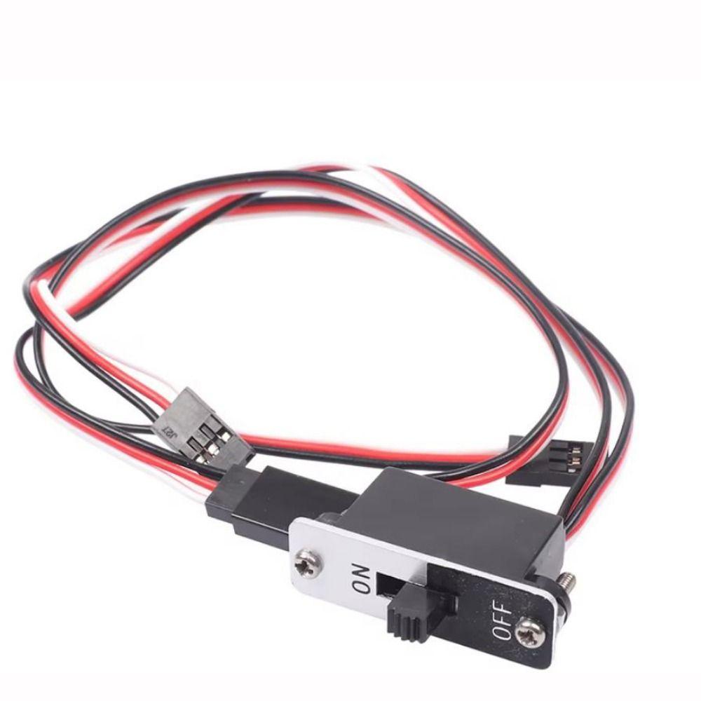Black Red White JR Connector 250mm Model Airplane Ship Switch  For RC Airplane