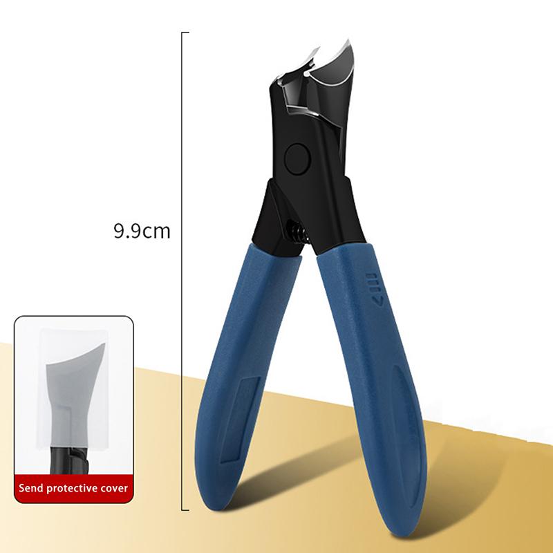 

Кусачки для ногтей с защитой от брызг, диагональные плоскогубцы для домашнего маникюра, специальные инструменты, большая губка, косой угол, кусачки для ногтей