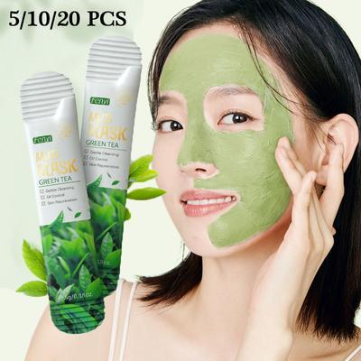 5/10/20PCS Yeşil Çay Temizleyici Çamur Maskesi 5g