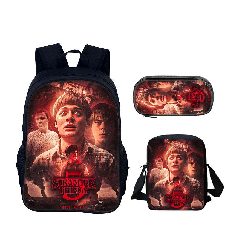 Школьный рюкзак Stranger Things Набор из трех предметов KTB Backpack three-piece set
