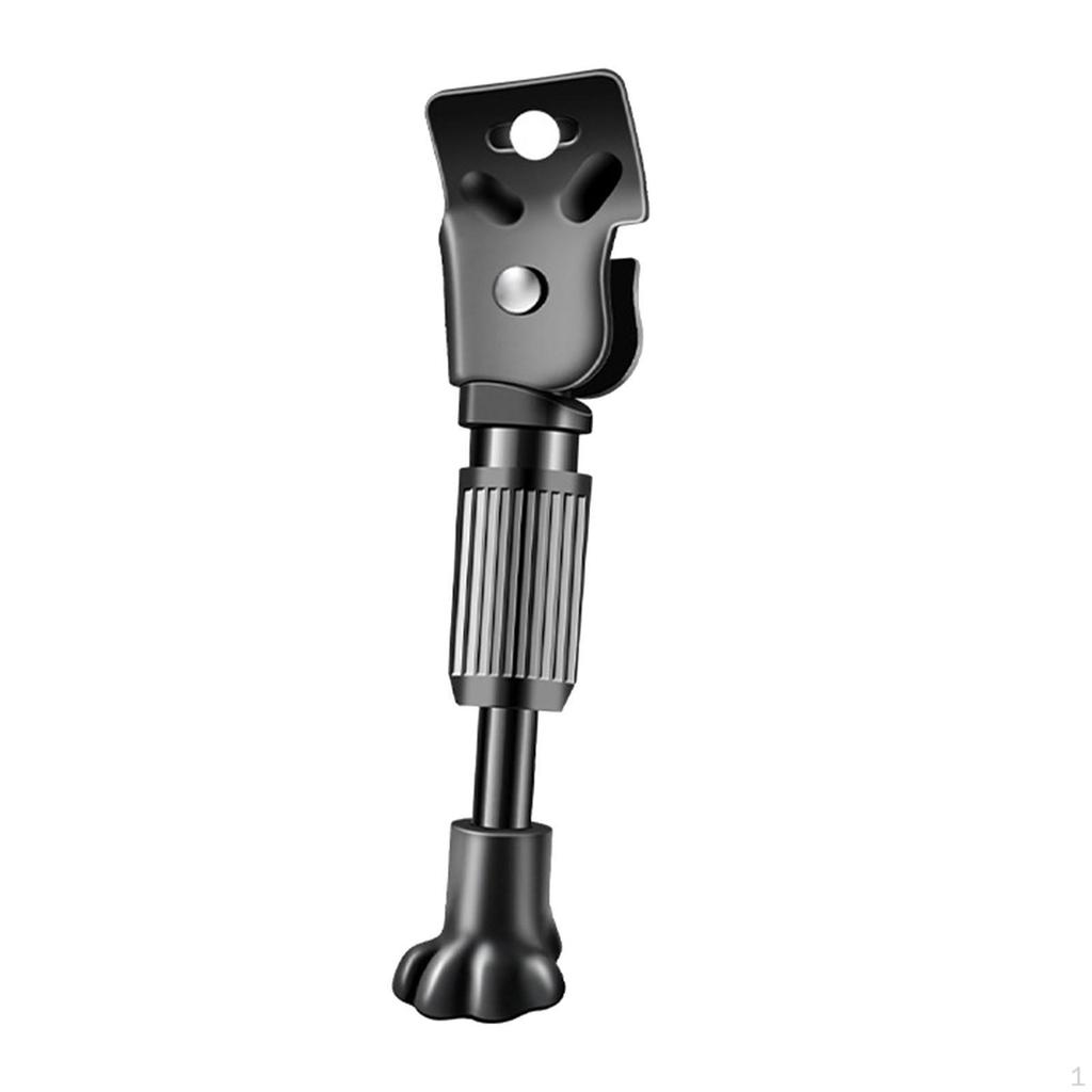 Bicycle Kickstand Side Kick Stand Alloy Non Slip Footrest Parking Rack Suitable for Kids Riding Home