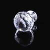 2PCS Golden European Crystal Glass Handle Single Hole Kitchen Diamond Drawer Door Knobs Handle Furniture Handle Cabinet Drawer