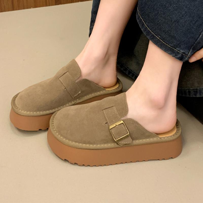 Flache Plateau Damen Hausschuhe Slingback Mode Pantoletten Schuhe Lässige Sommer Damen Sandalen 2025 Neu Designer Sandalias De Mujer