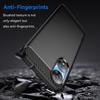 TPU Case for Oppo A78 5G/A58 5G/A58x 5G,Brushed Carbon Fiber Texture Cell Phone Cover