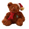 Christmas Bear Doll Christmas Cute Scarf Teddy Bear Plush Toy Doll Christmas Gift Girl