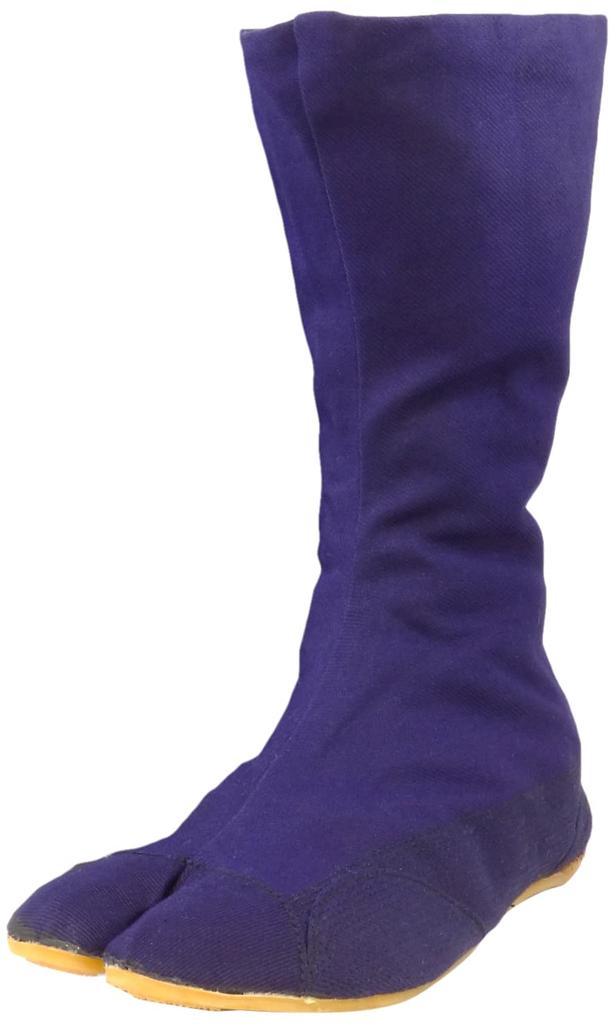 Rikio Sewn Tabi, Taro, 12-Sheet Kohaze, Navy Blue, Thick, 24.5cm, T12W