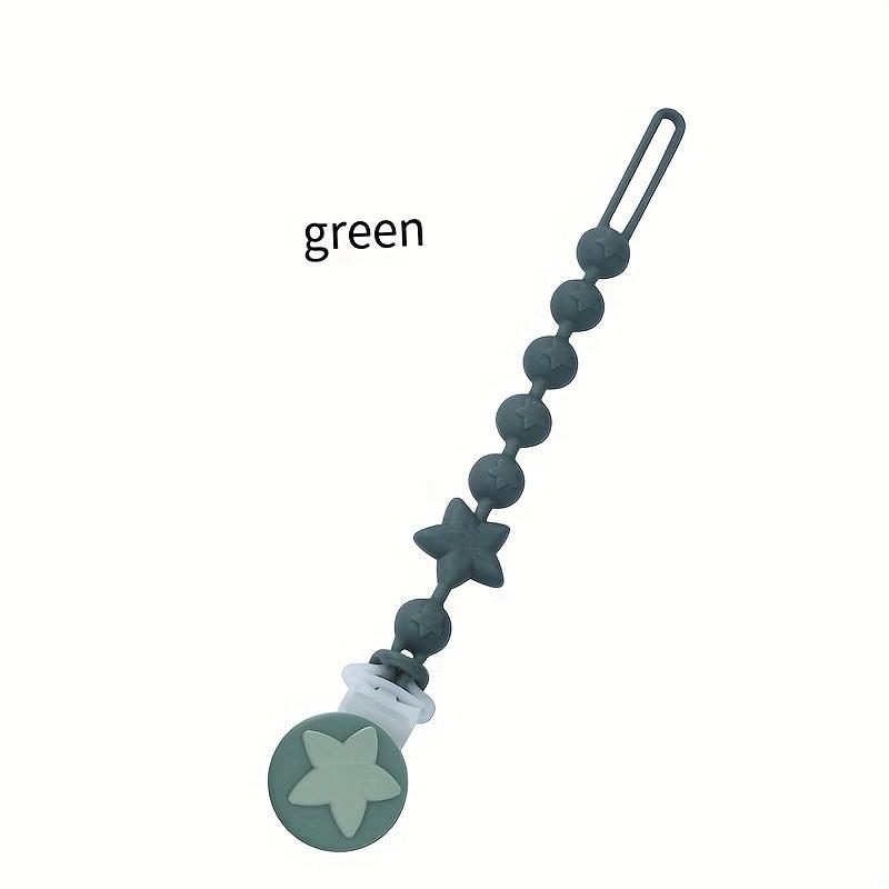 

Цепочка для прорезывания соски с защитой от падения, силиконовая интегрированная цепочка для соски, водостойкая цепочка для соски пищевого качества с защитой от падения