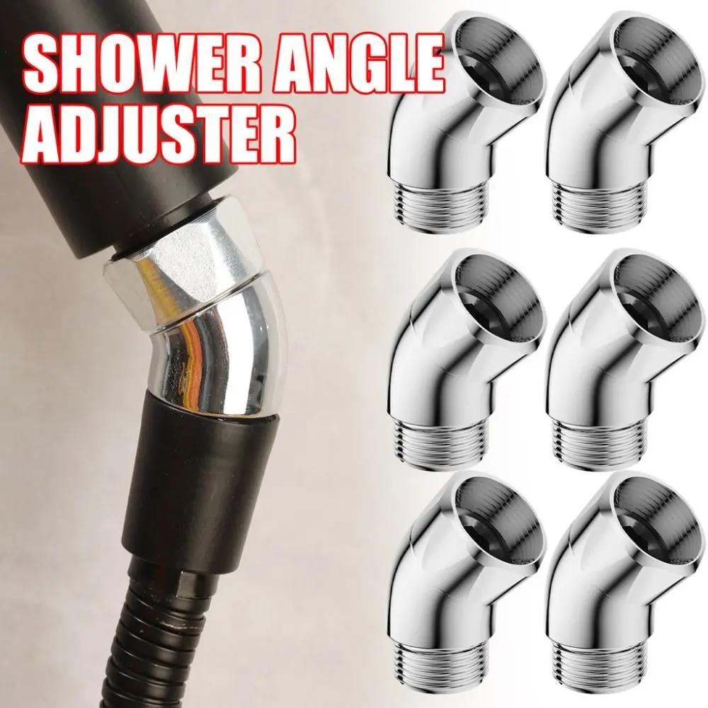 Praktischer 135-Grad-Duschkopf-Winkelversteller Universeller Anschluss Handbrause-Winkelstück-Adapter 1/2-Zoll-Winkel Duschverbinder