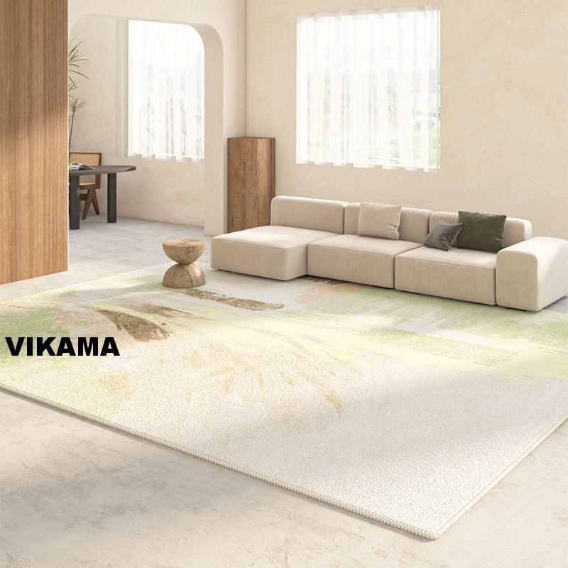 Imitation Cashmere New Chinese Simple Ink Wind Living Room Bedroom Carpet Study Sofa Bedside Dirty Washable Non-slip Rug