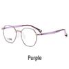 Retro Polygon Eyeglass Frame for Men and Teens, Ultralight Style 7511S