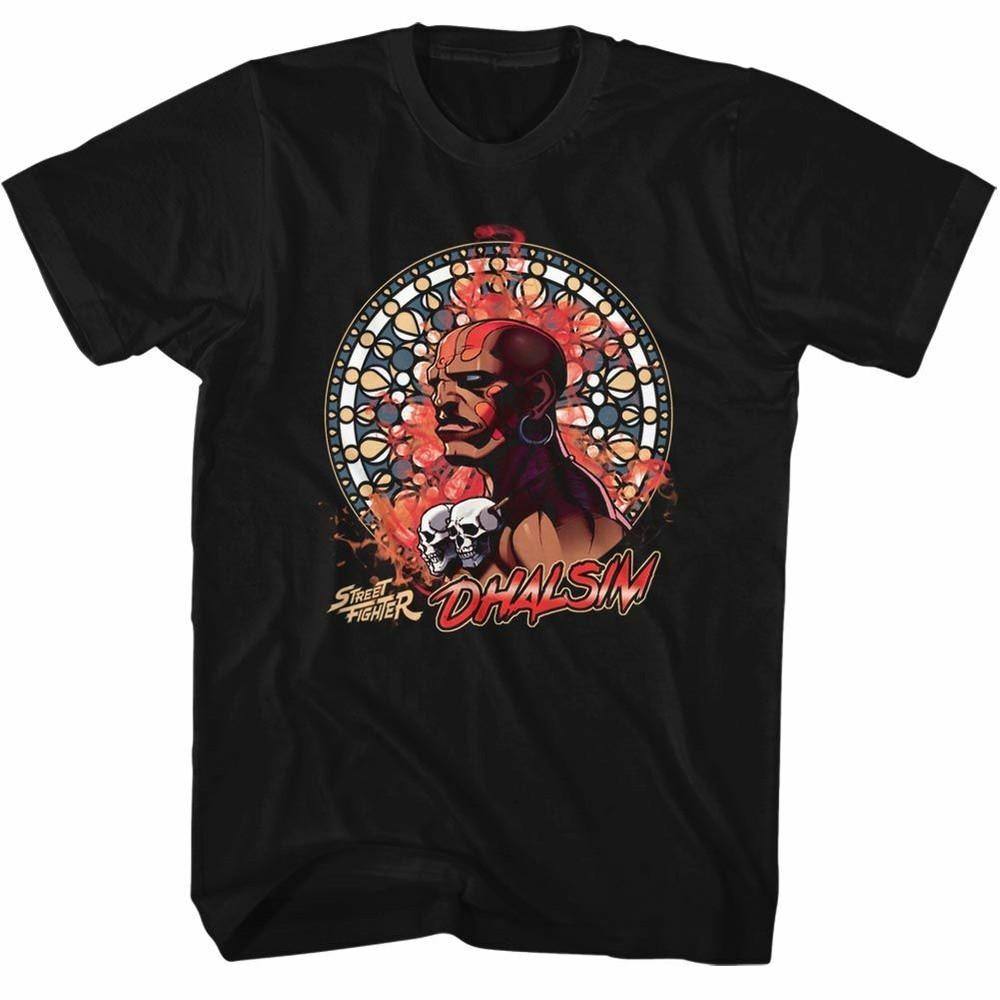 

Street Fighter Dhalsim Black Adult T-Shirt 3XL