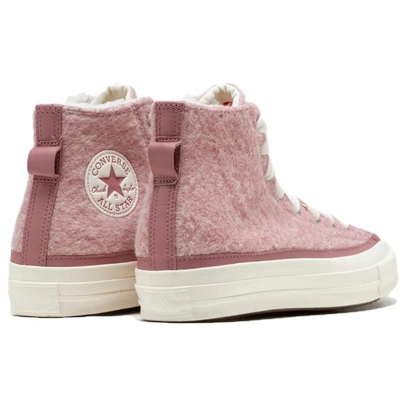 Converse 1970s Comfortable & Versatile Faux Mohair Abrasion Wrap High Top Espadrilles Women's Pink