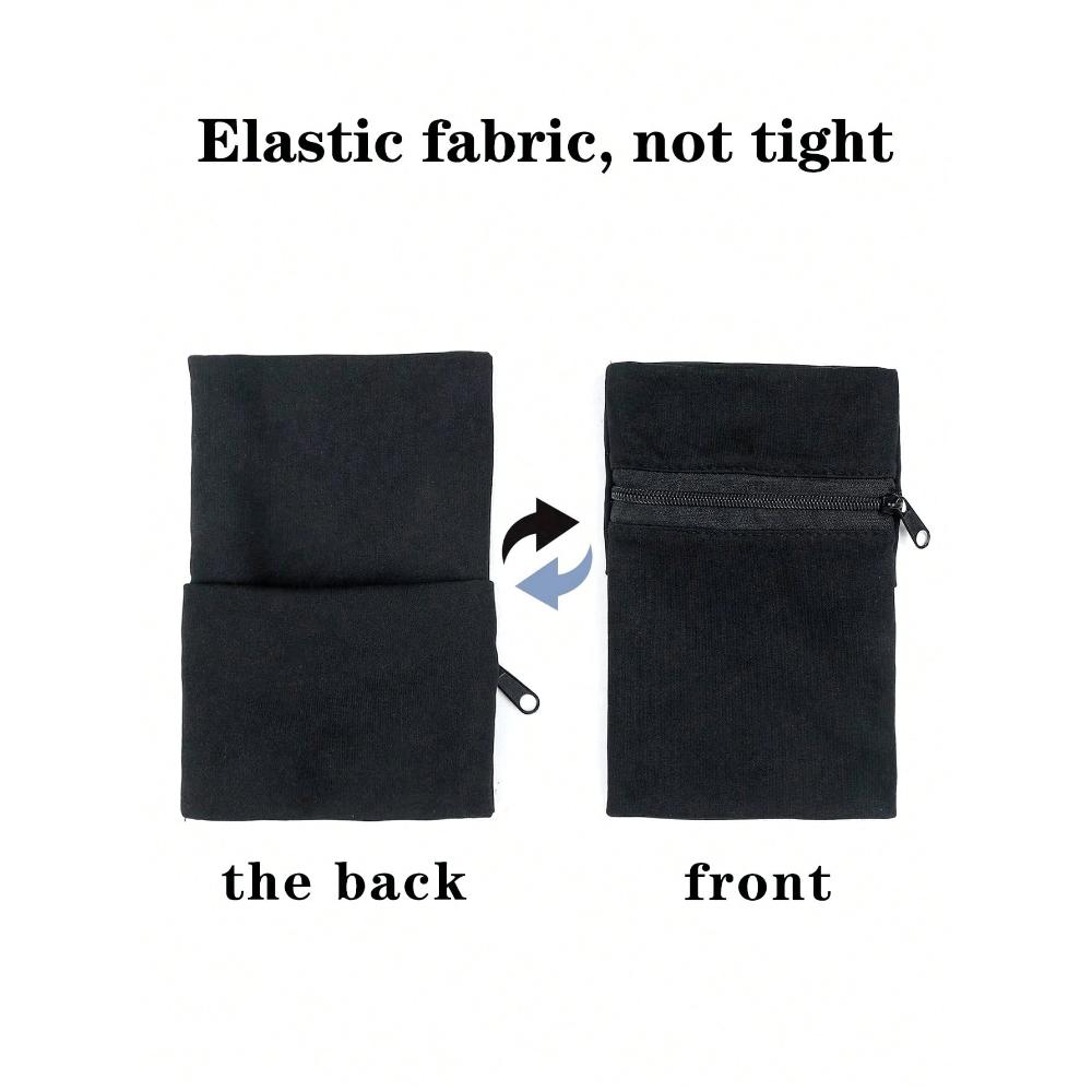 1pc Outdoor Sports Wrist Bag For Men And Women Cycling Fitness Arm Bag Elastic Comfortable Running Wristband Storage Bag For Travel Storage Bag