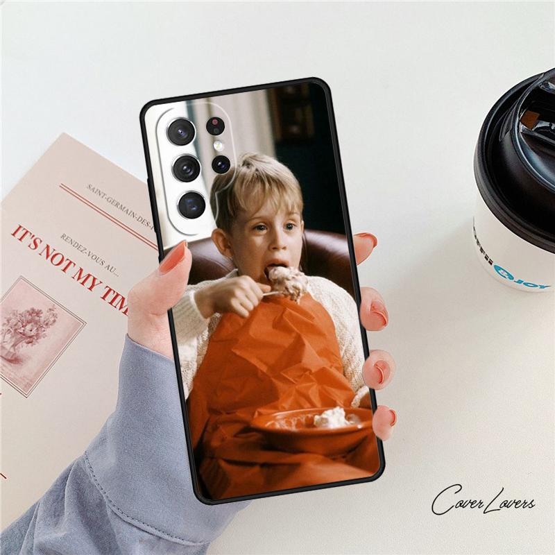 Home Alone phone case For Samsung Galaxy S24 S25 S23 S22 Ultra Note 10 20 Plus S20 S21 FE Cover
