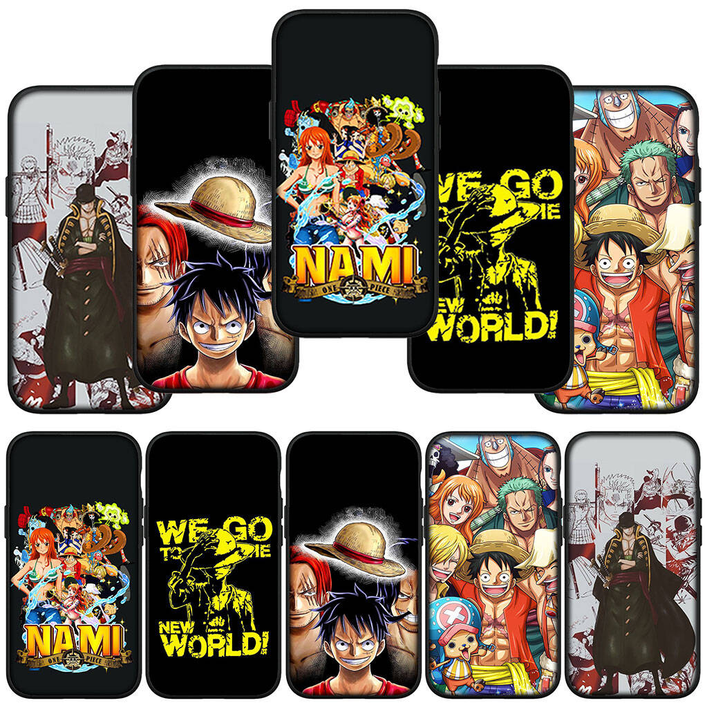 Phone Case for iPhone 17 15 16 Plus Redmi Note 14 12 11 13 Pro Max Huawei P30 P20 Lite Y9 OPPO A60 A40 A80 A18 A16 Poster Comics Luffy One Piece Cover