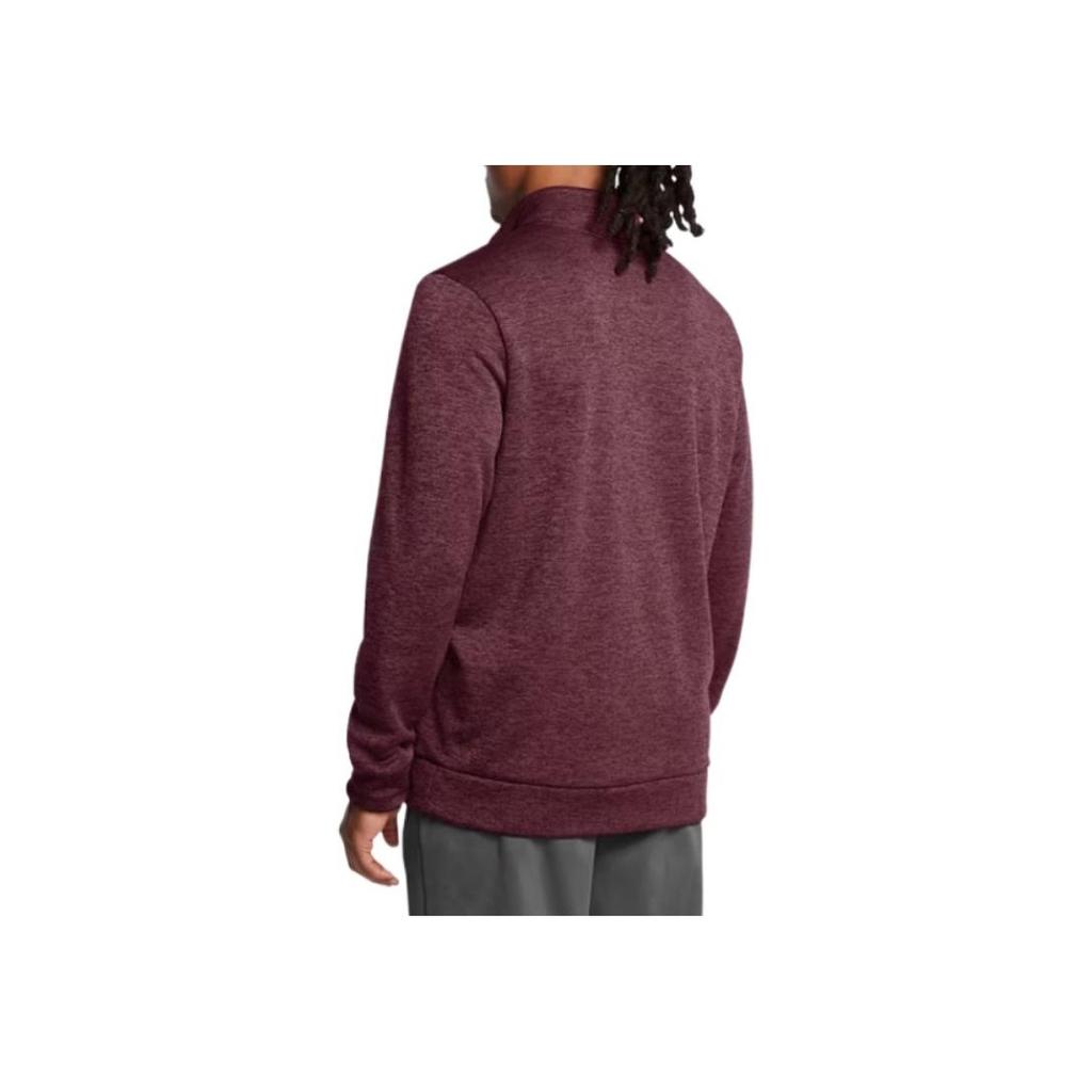 Under Armour Armour Fleece Twist Casual Fashion Logo Long Sleeve T-Shirt Men Tops Red 1373359-600