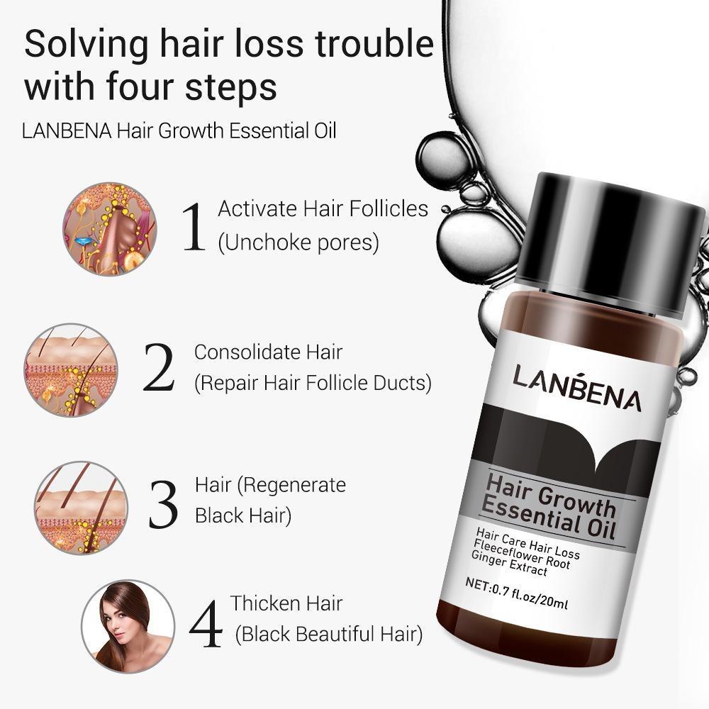 20ml Hair Care Essential Oil, Natural Ingredients, Deep Nourishment of Hair, Promote Hair Growth, Unisex