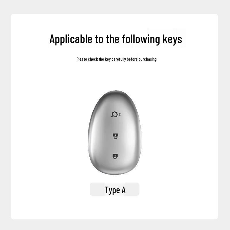 Fits 2025 Changan Qiyuan A07, A06 New Energy, and A05 models — Metal Remote Key Cover with Buckle