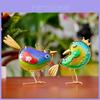 Glass Bird Garden Decor Painted Finish For Gift Giving And Home Decor