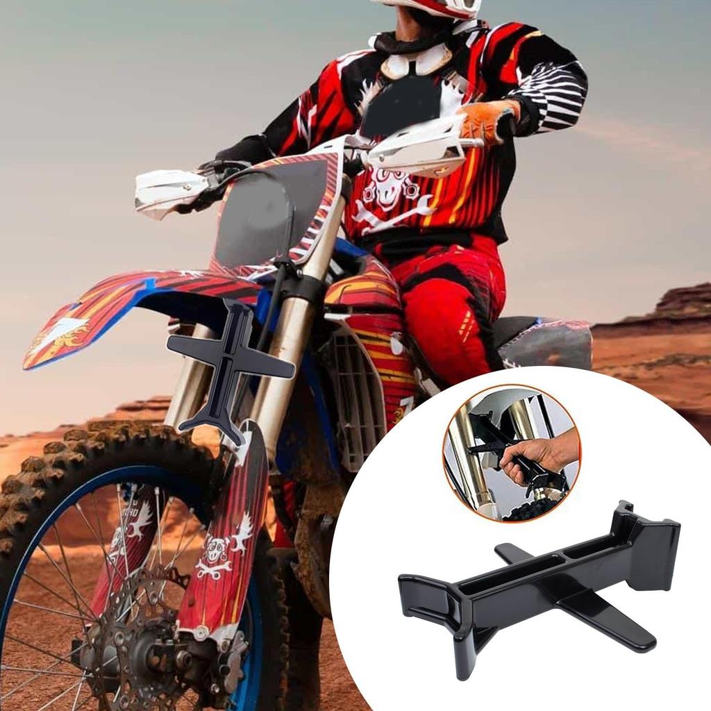Bike Fork Guard,Front Fork Support,Front Fork Bracket Protector,Motorcycle Fork Saver Fork Brace Stabilizer Motorcycle Fork Cap Tool for Off-Road Bike