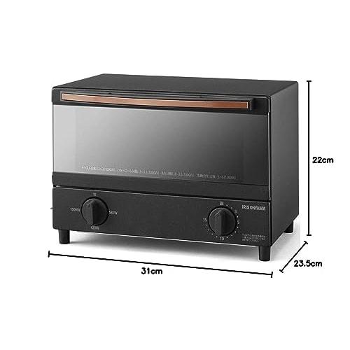 Iris Ohyama Steam Ovn Brødrister 2 stk Sort BLSOT-011-B