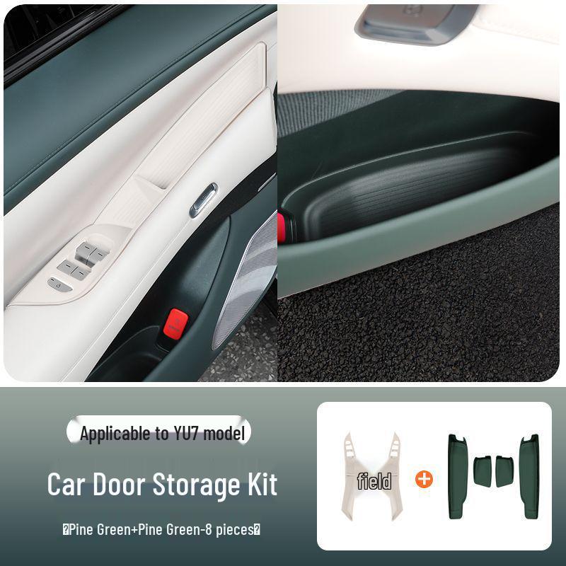 Compatible with 25 Xiaomi YU7 Models: Car Door Window Lift Panel Sticker & Button Frame Pad.