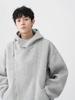 Men's Retro Thick Hooded Sweatshirt Jacket - Autumn/Winter Loose Versatile Cardigan, Youth Trend Design