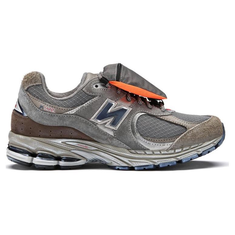 New Balance Riñonera 2002R - Gris Castillo Zapatillas Unisex Índigo Natural M2002RVA