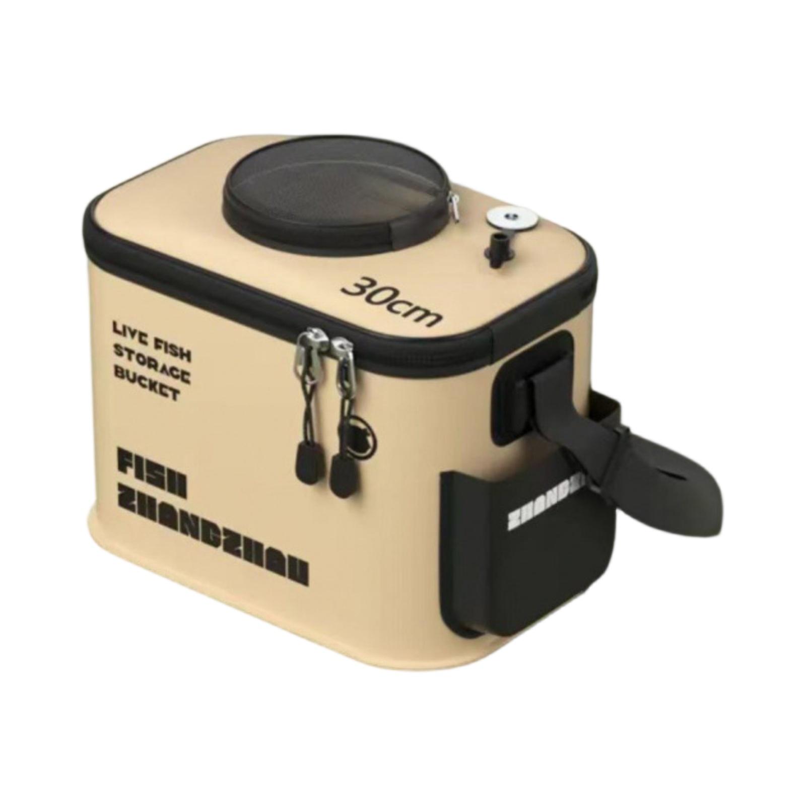 

Ведро для рыбалки, многофункциональное складное ведро для рыбы, портативное, износостойкое, переносное ведро One Size