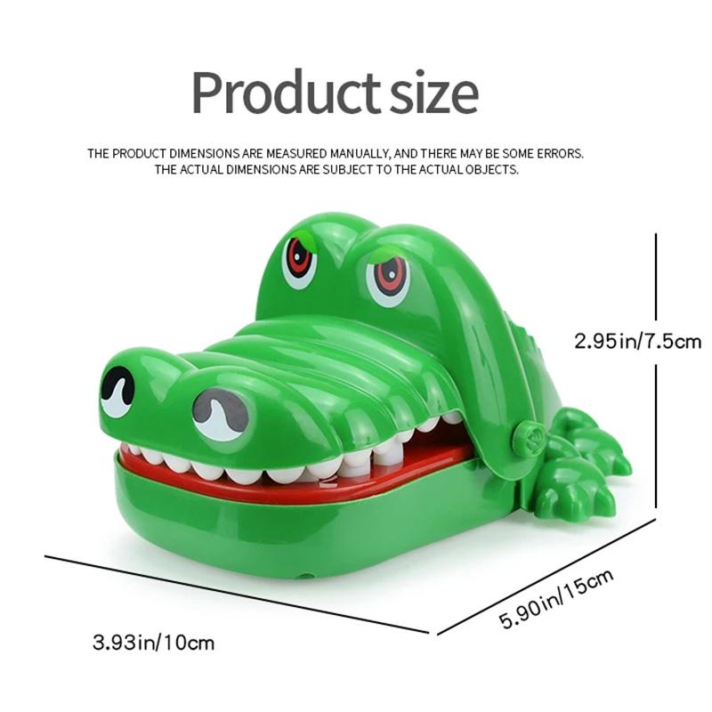Crocodile Teeth Biting Finger Game Family Party Games Alligator Pinch Lucky Fun Stress Relief Toy for Kids Adults Decompression