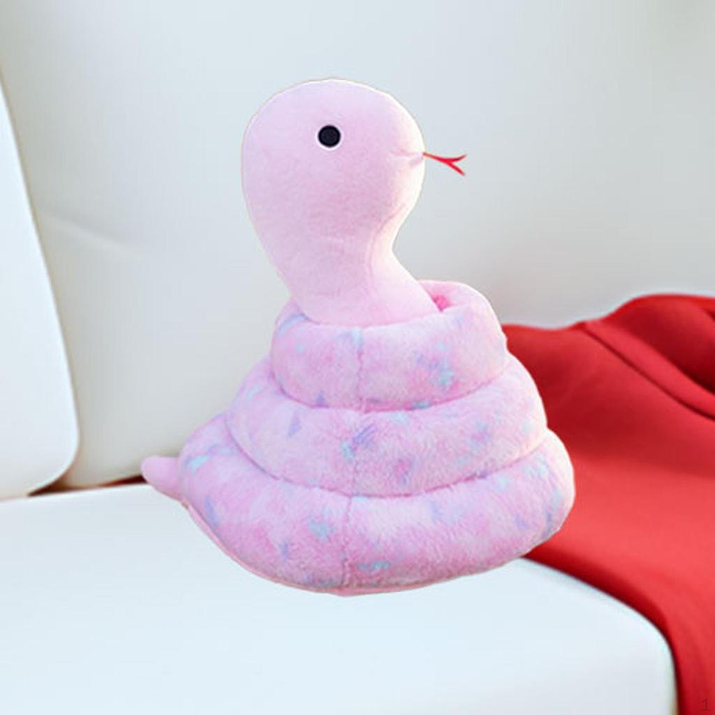 Snake Stuffed Animal Office Bedroom Living Room Cute Toy for Ornament