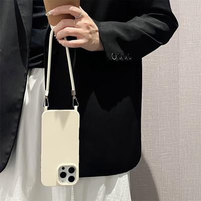 Fashion Solid Color With Wrist Strap Phone Case For iPhone 16 14 11 12 13 15 Pro Max Plus X XR XS Max TPU Shockproof Back Cover