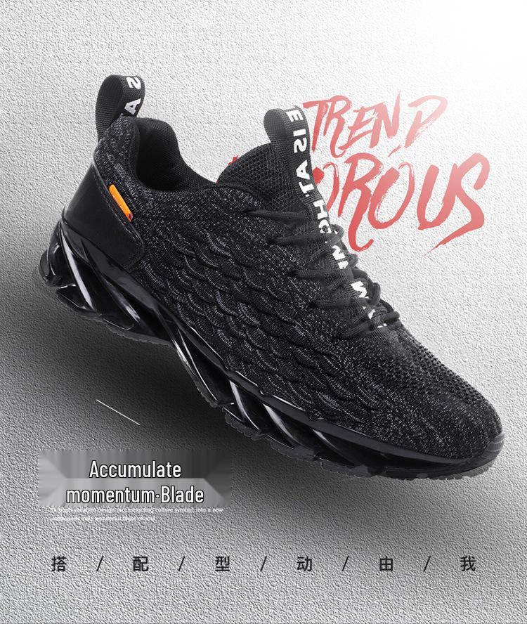 Blade 2023 Men's White Summer Sneakers - Casual Plus Size Comfort Travel Shoes