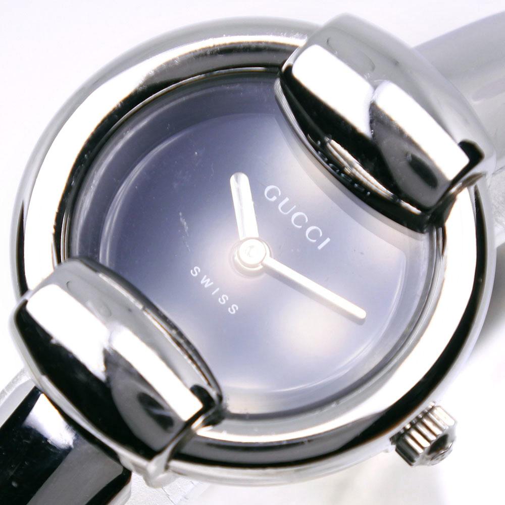 GUCCI Watches 1400L blackDial Stainless Steel Quartz Analog display Women Used