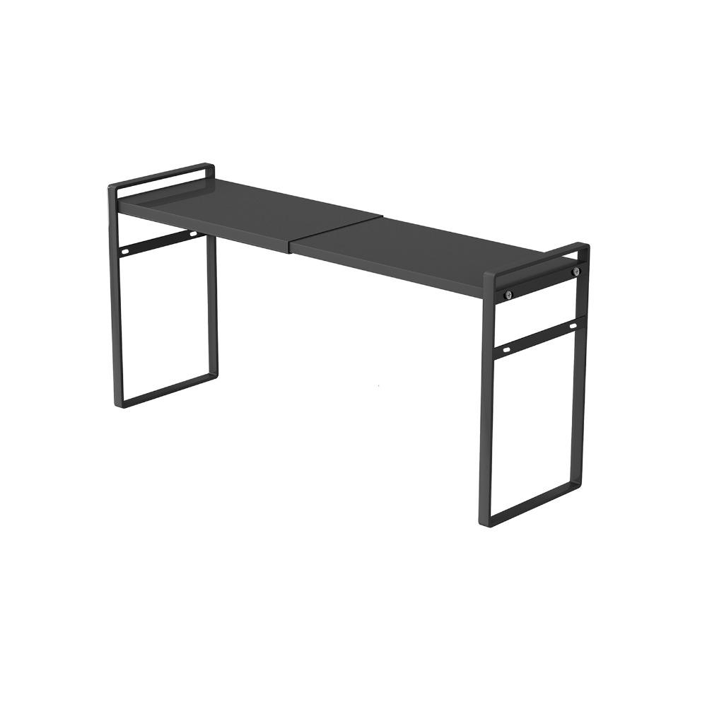 Double-Layer Expandable Cabinet Shelf Large Capacity Narrow Spice Rack  for Kitchen