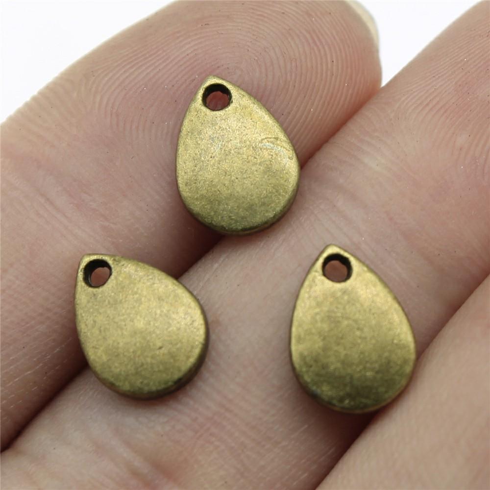 40pcs Water Drops End Beads Earrings Charms For Jewelry Making Supplies Diy Necklace Accessories Crafts Wholesale