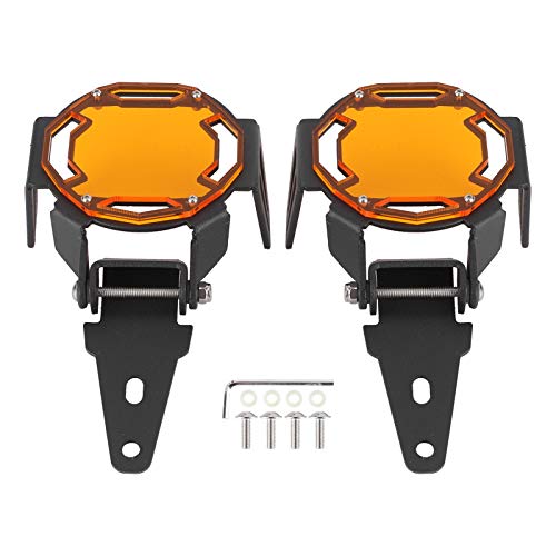 

Yctze Motorcycle Fog Light Protector, Aluminum Fog Light Guard Protective Cover LED Lamp Protector default оранжевый